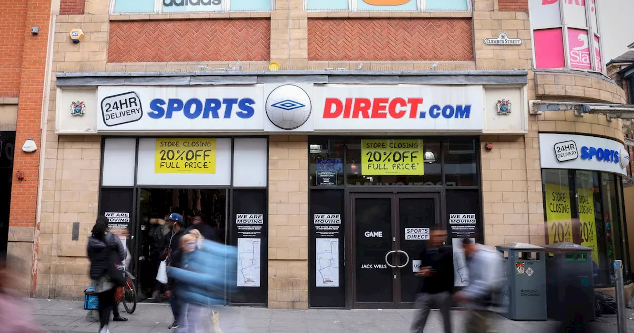 Sports Direct closing down city store as relocation brought forward