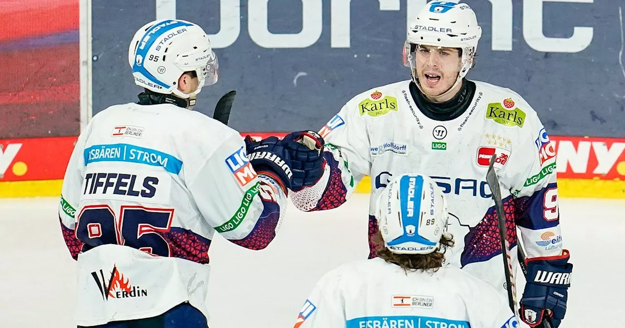 Vor 10.000 Fans: Eisbären Berlin siegen mit 3:2 in München