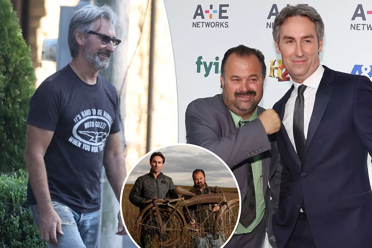 ‘American Pickers’ star Mike Wolfe looks somber days after Frank Fritz