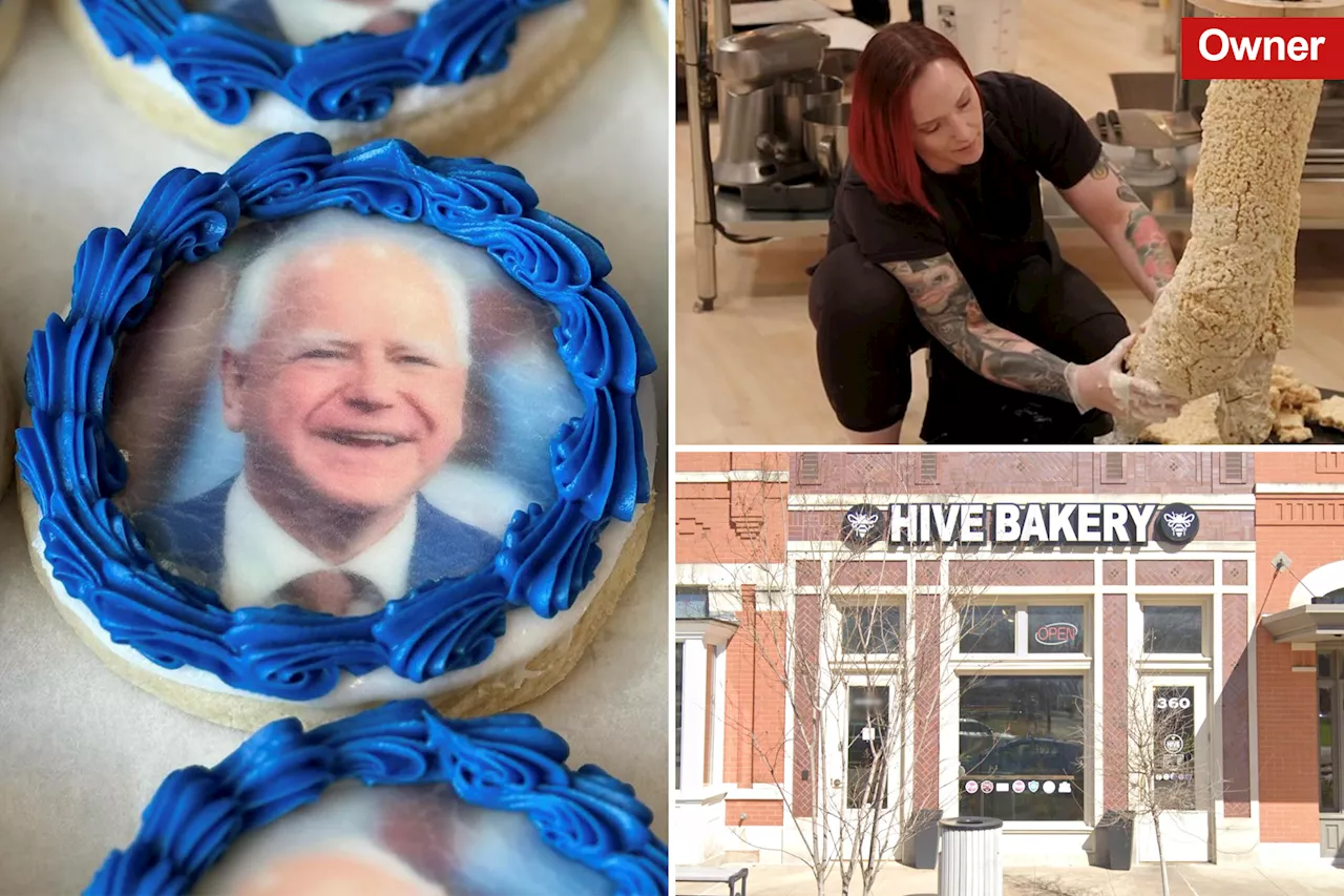 'Food Network' star Haley Popp under fire for offering Tim Walz-branded cookies at Texas bakery