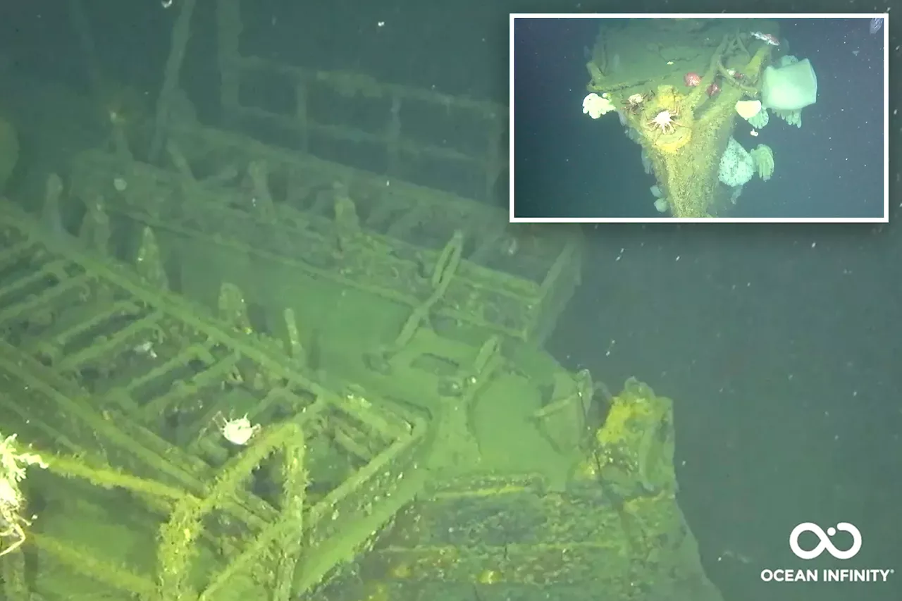 Wreck of WWII ‘Ghost Ship of the Pacific' discovered off California in 'exceptional' condition