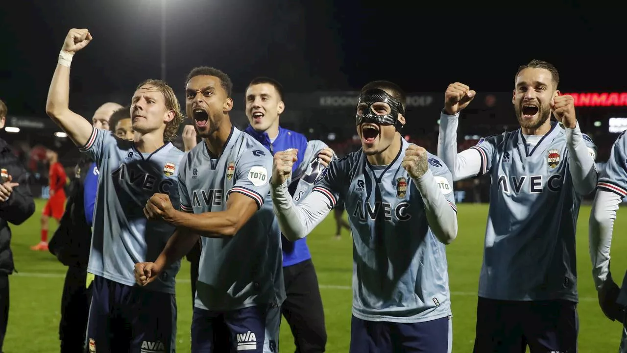 Willem II naar het linkerrijtje na winst op Almere City