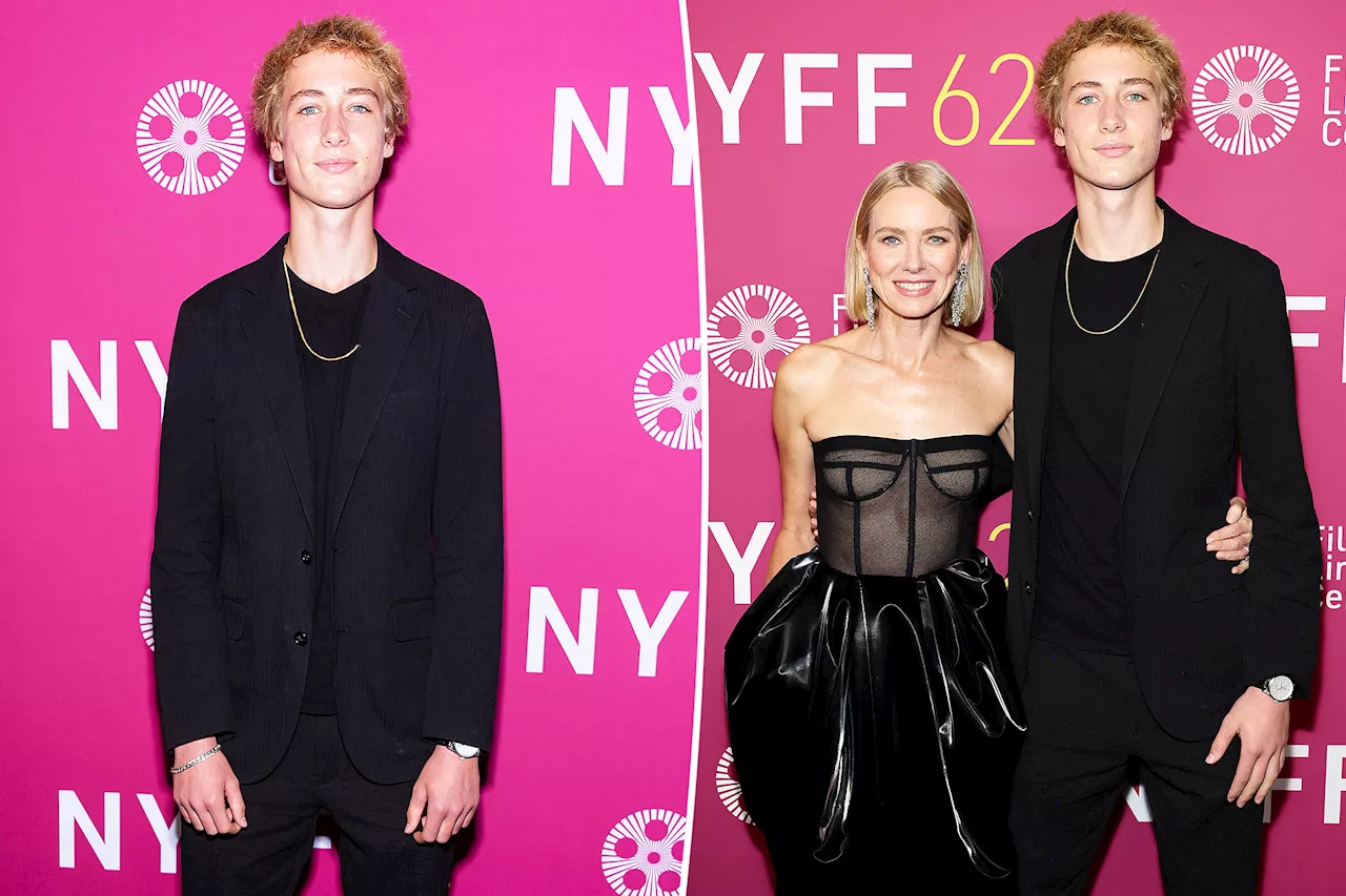 Naomi Watts’ son Sasha, 17, towers over mom during rare red carpet appearance in NYC