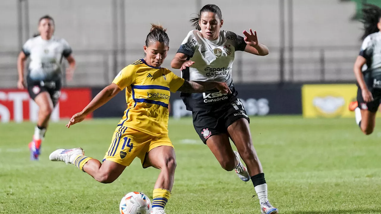 Oliveros salva a Boca en su empate ante Corinthians en la Copa Libertadores Femenina