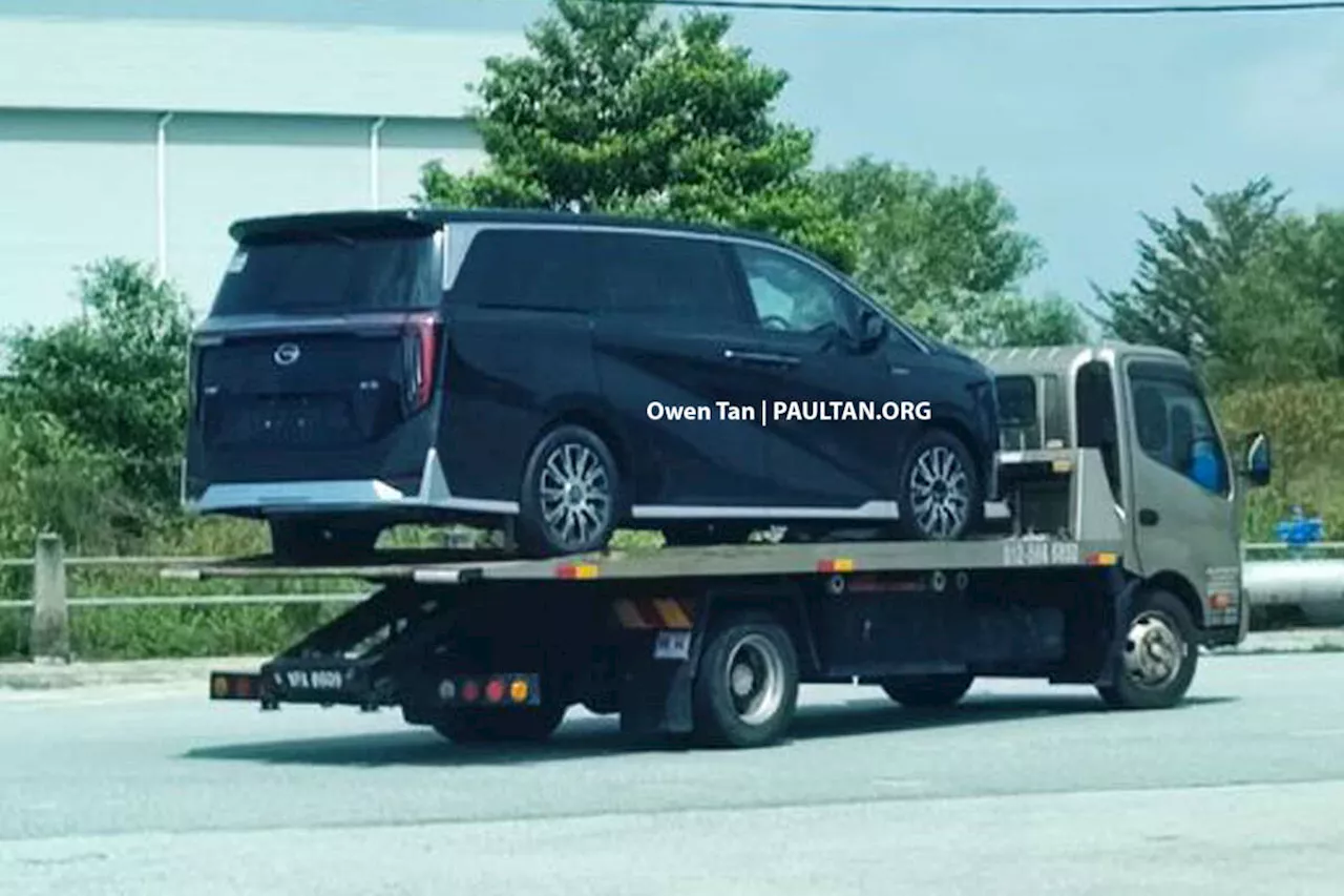 GAC Aion M8/E9 seen in Malaysia – hybrid MPV coming soon to compete with Toyota Alphard/Vellfire?