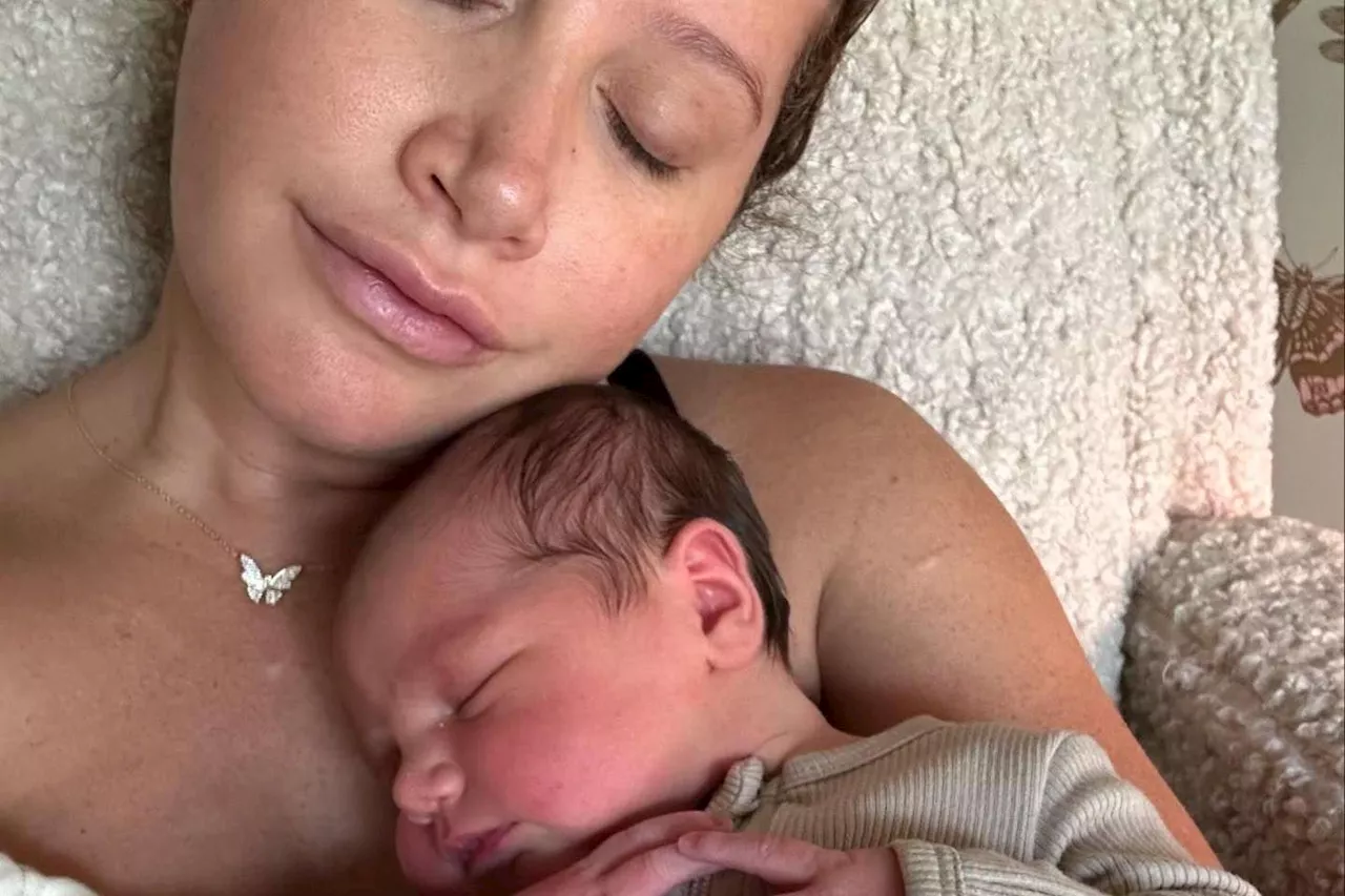 Ashley Tisdale Shares Adorable Photos Celebrating Emerson's One-Month Birthday