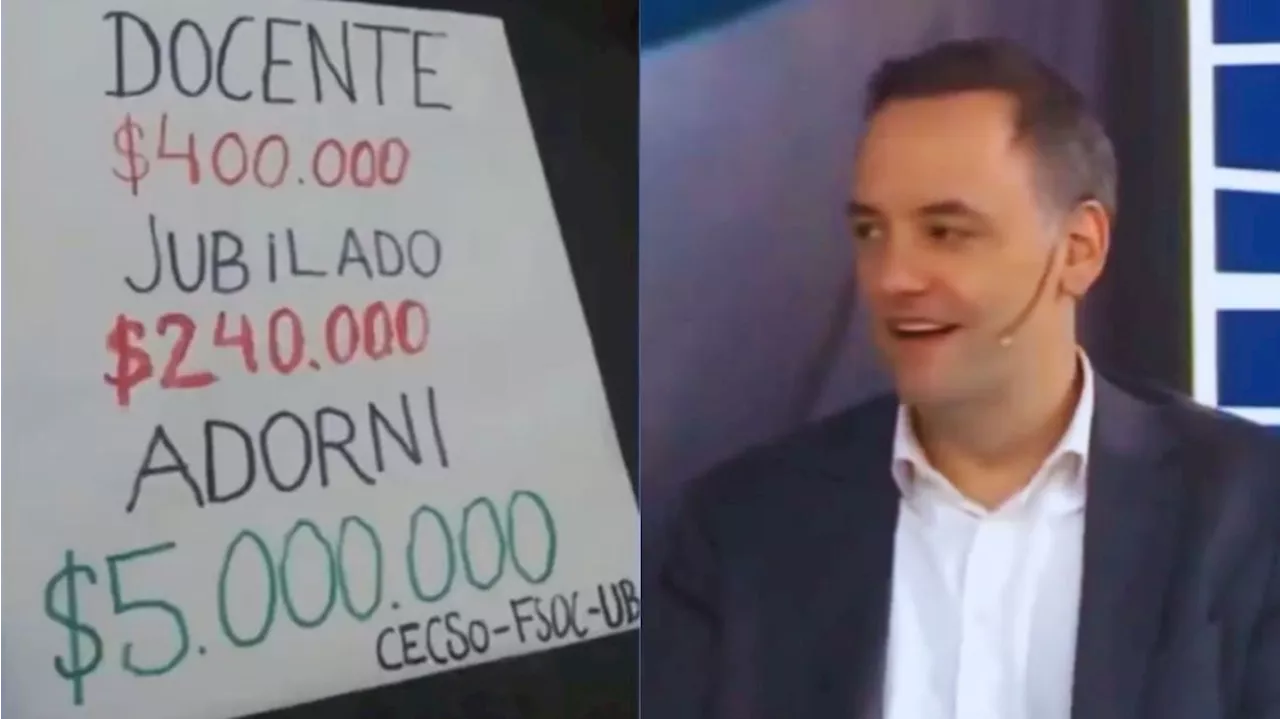 Manuel Adorni aclaró su salario en vivo: ¿Cuánto cobra?