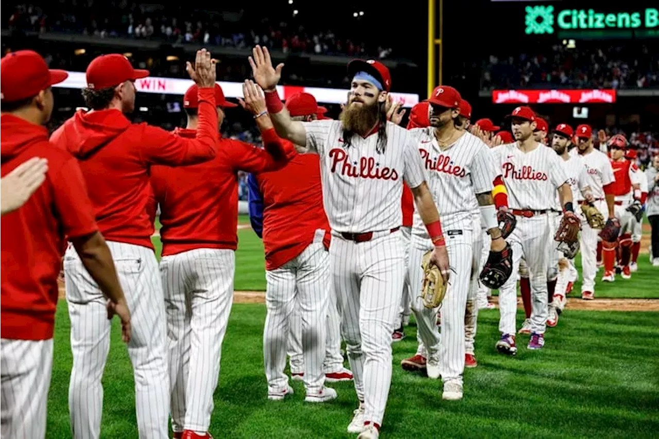 The Phillies’ record this season in each uniform, from worst to best