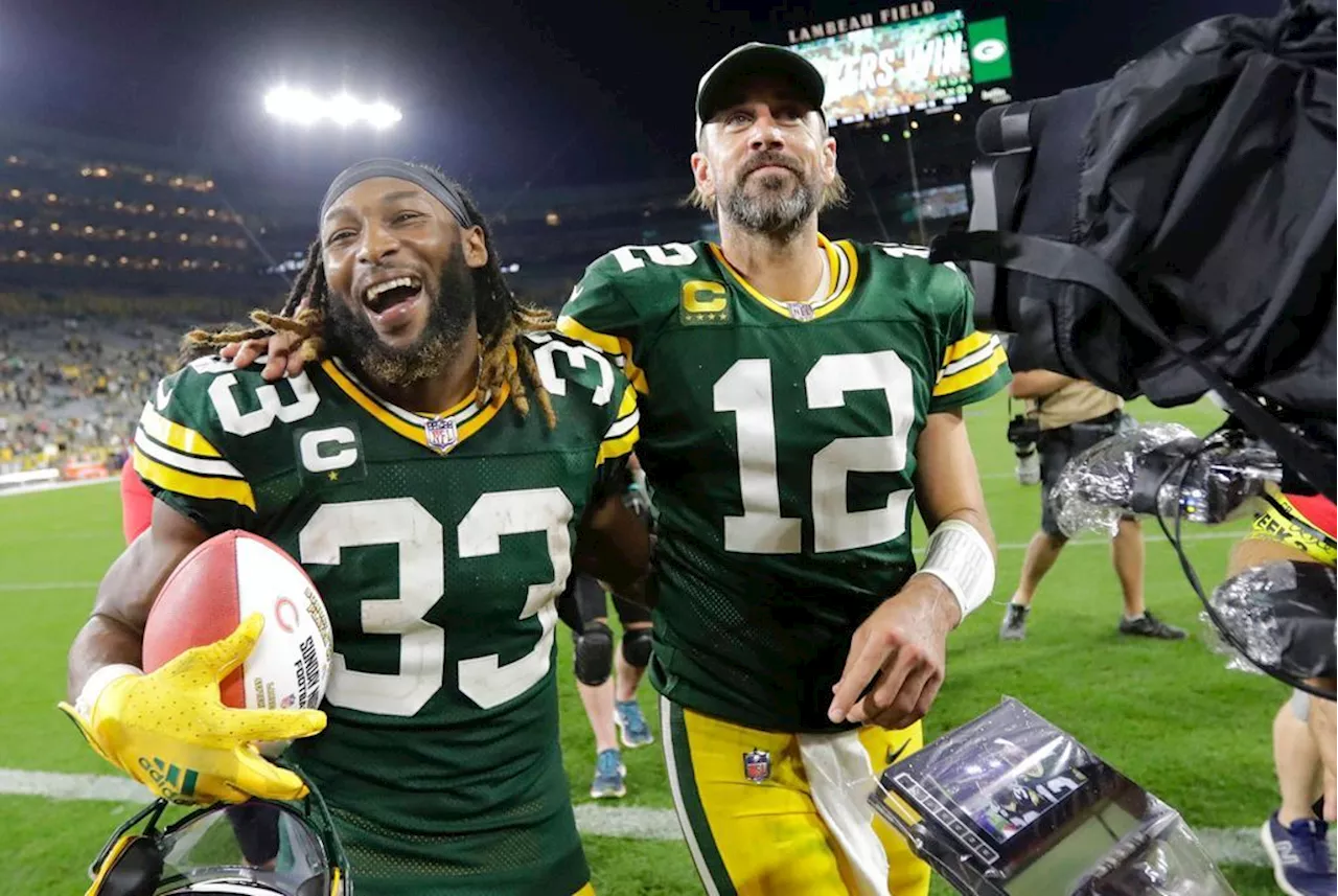  Aaron Rodgers und Aaron Jones: Wenn Football wirklich Familie ist