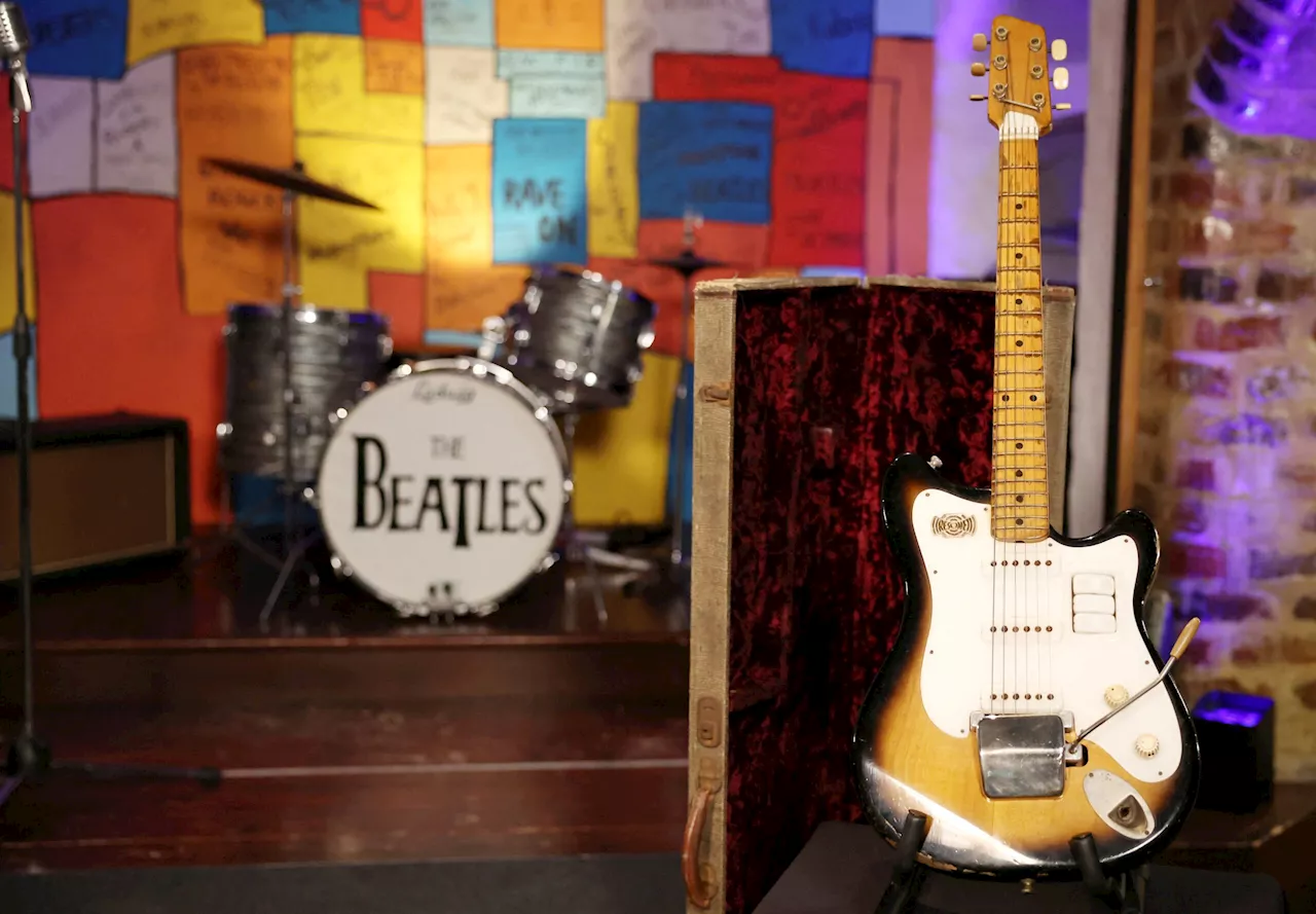 George Harrison’s early Beatles guitar could fetch $800,000 at auction