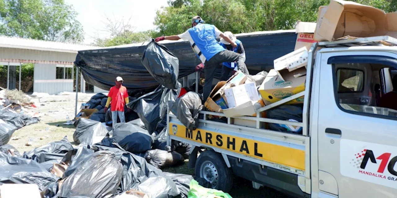 BRI Peduli Berhasil Kelola 22 Ton Sampah di Event MotoGP Mandalika