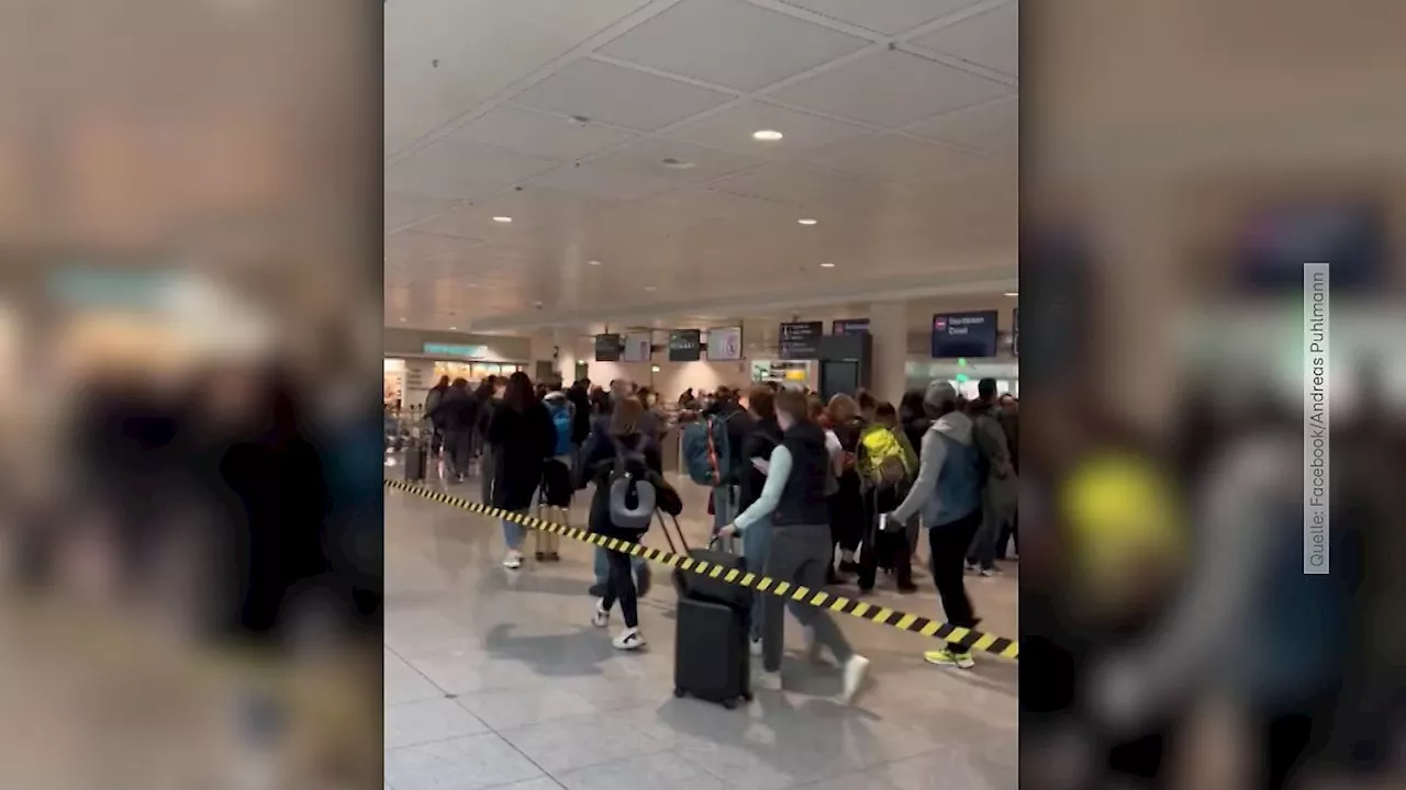 Chaos am Münchner Flughafen: Zwei Kilometer lange Warteschlange zur Sicherheitskontrolle