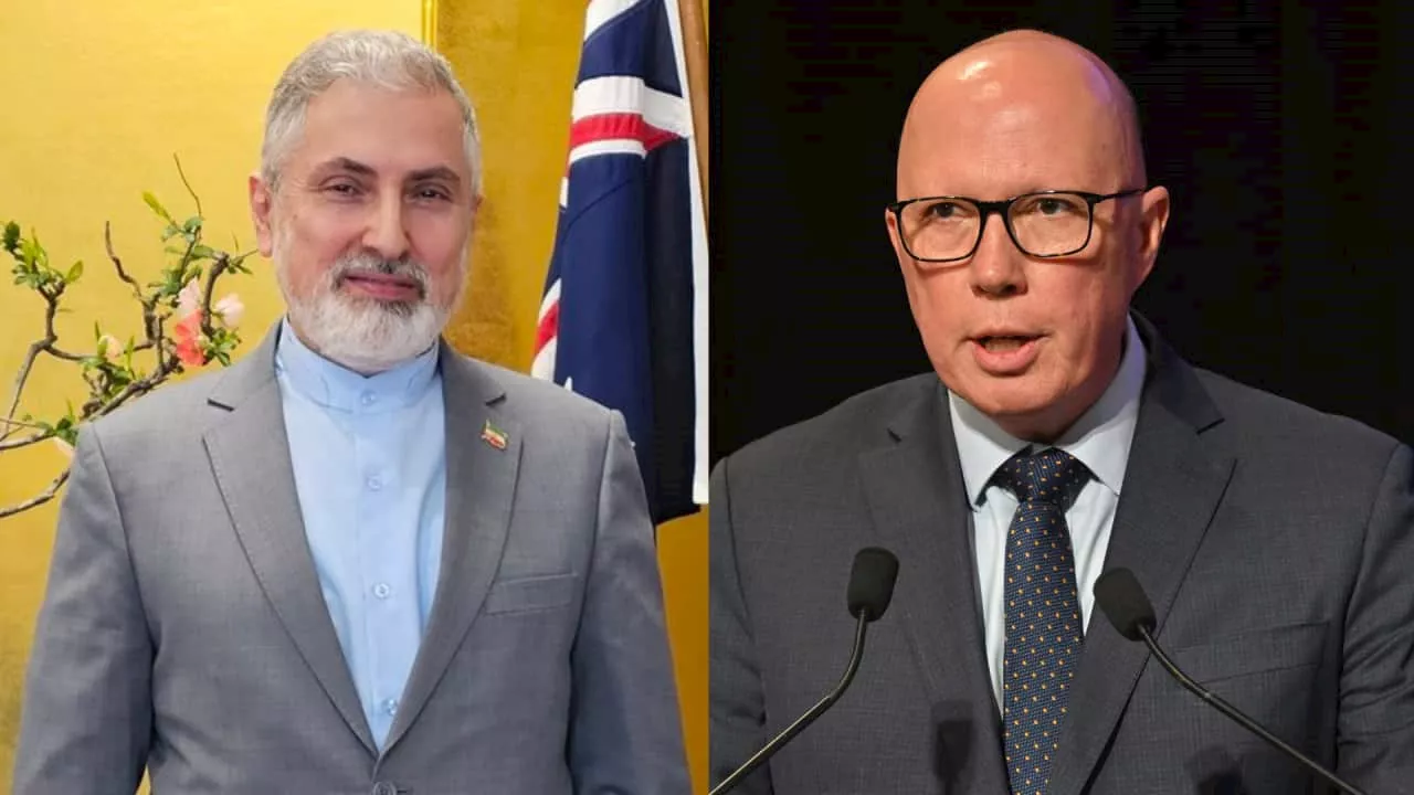 Peter Dutton calls for Iranian ambassador to be removed following social media post