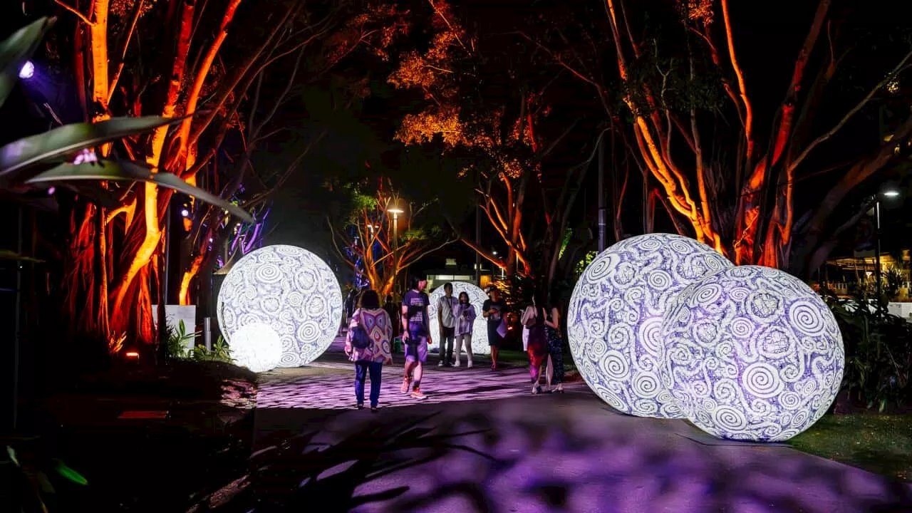 Shine on Gimuy invites people to walk in the lights of Cairns