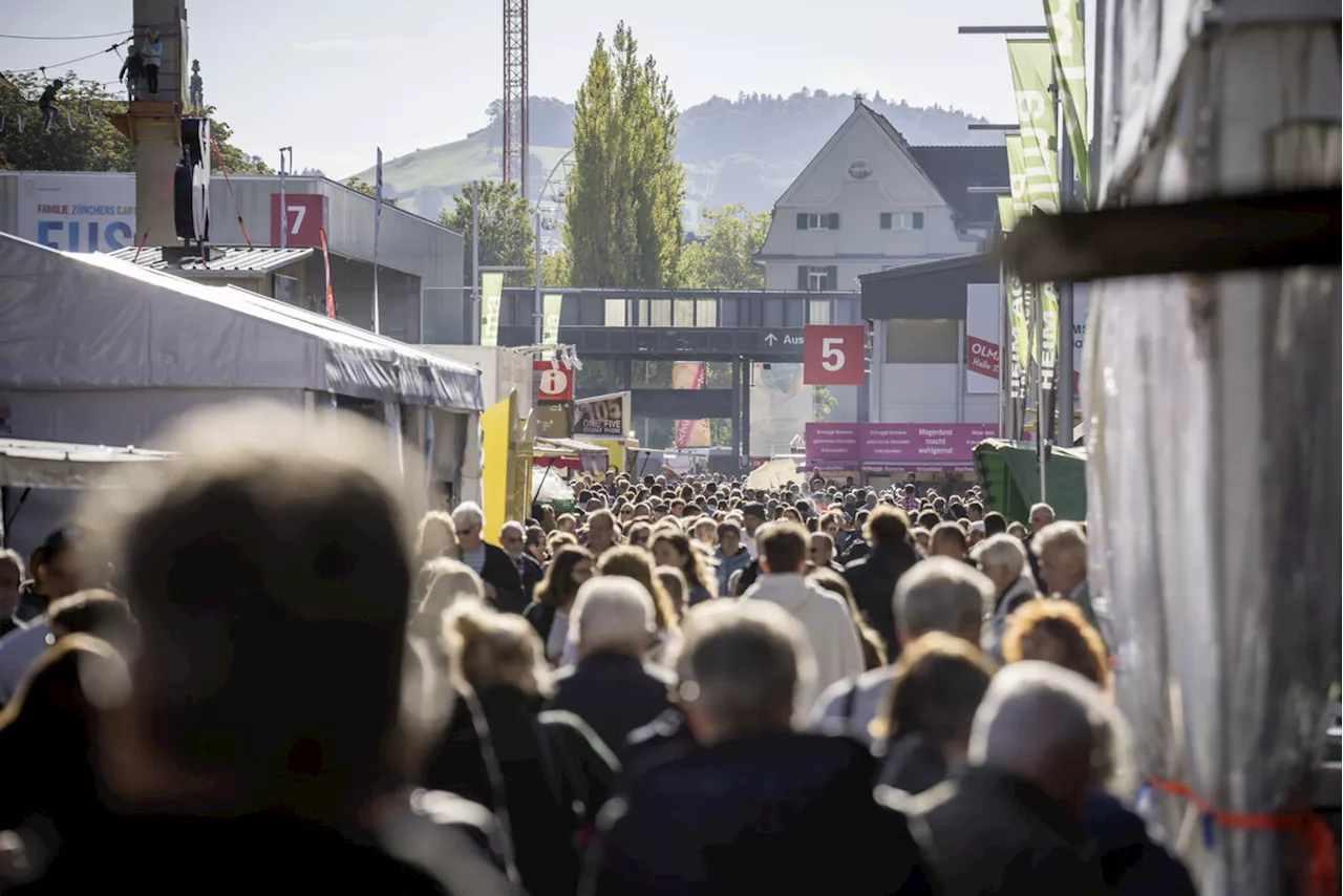 Olma steht vor dem Start