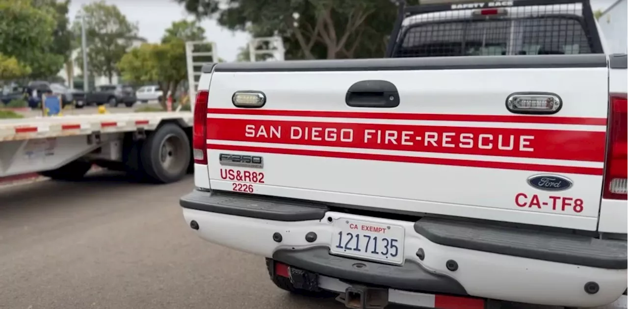 San Diego to welcome home firefighters, search and rescue crew after vehicle collision