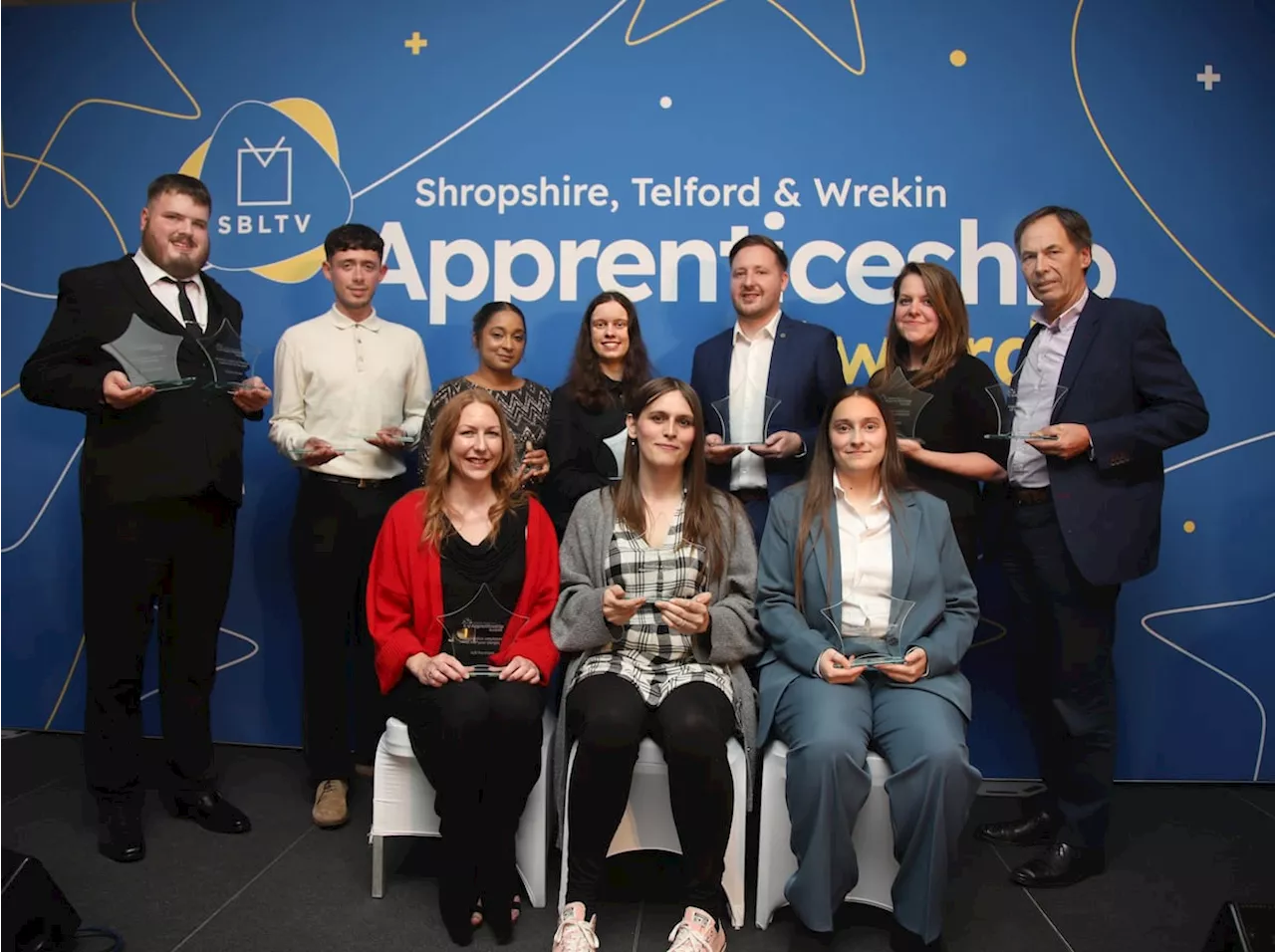 Stars honoured at special night for first-ever Shropshire Telford & Wrekin Apprenticeship Awards