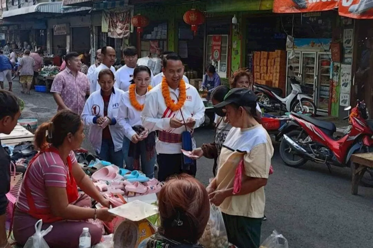 'วิเชียร'ส่งรถหาเสียงวิ่งเปิดสปอร์ตขอคะแนน โค้งสุดท้าย ชิงนายกอบจ.ยโสธร