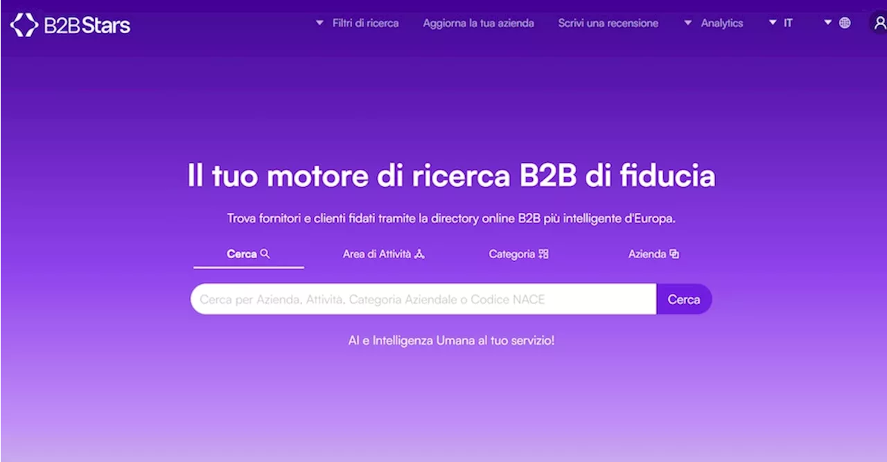 In Italia B2B Stars il motore di ricerca nato per dare visibilità alle Pmi