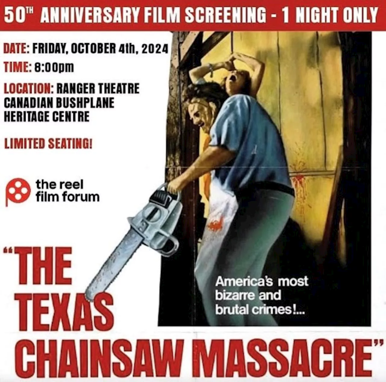 The Texas Chainsaw Massacre 50th Anniversary Screening!