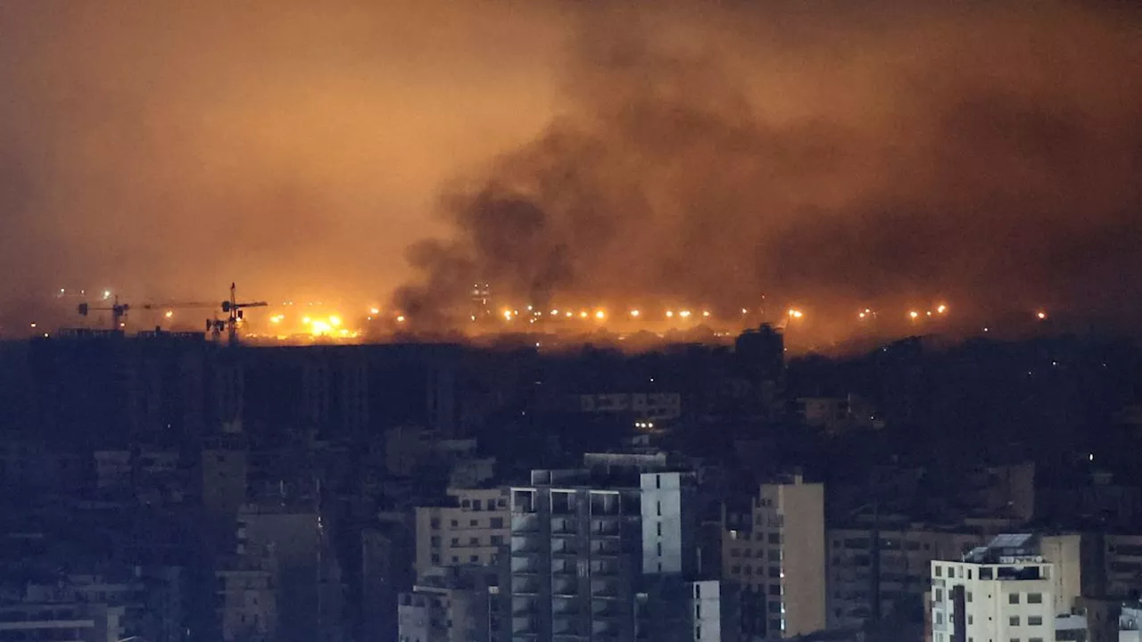 Schläge gegen Hisbollah: Israels Luftwaffe fliegt massive Angriffe auf Beirut