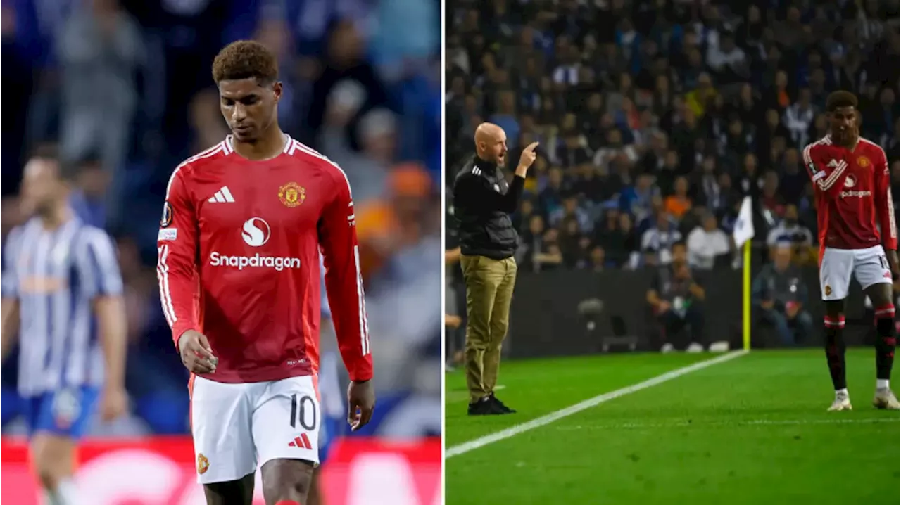 New Marcus Rashford theory emerges after shock Erik ten Hag substitution and it could worry Man Utd fans