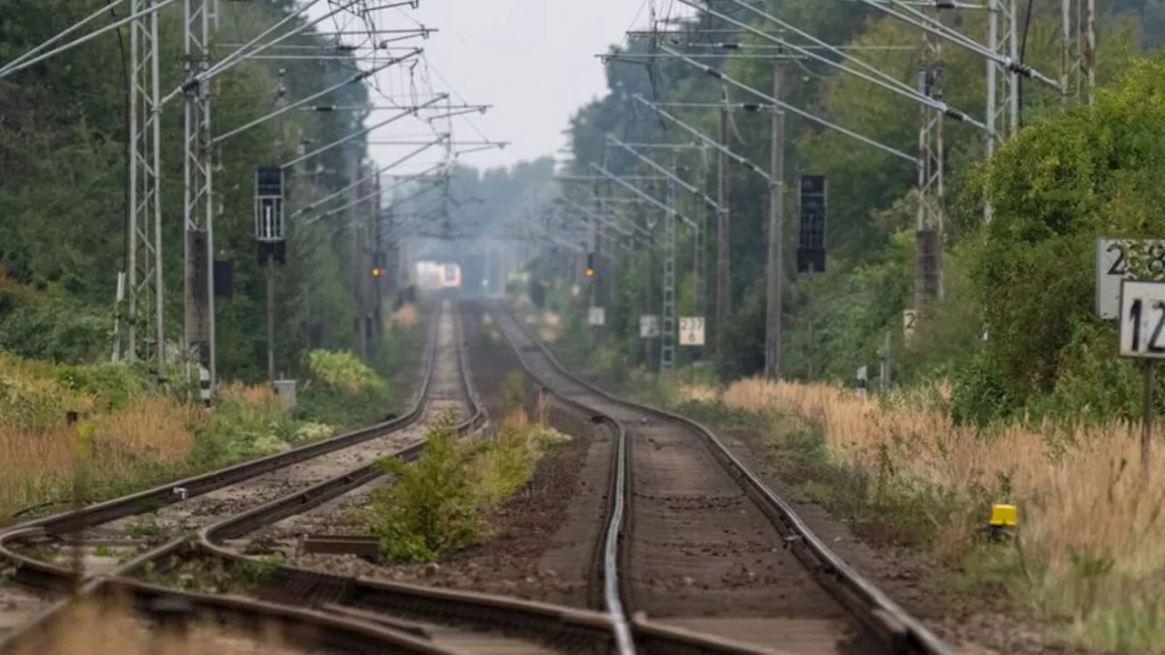 Bahnstrecke teilweise gesperrt: Mann wird von Gleis gerettet - und verletzt zwei Polizisten