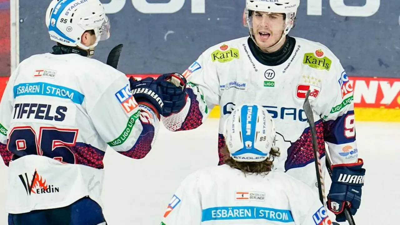 Eisbären Berlin gewinnen Spitzenspiel gegen EHC Red Bull München