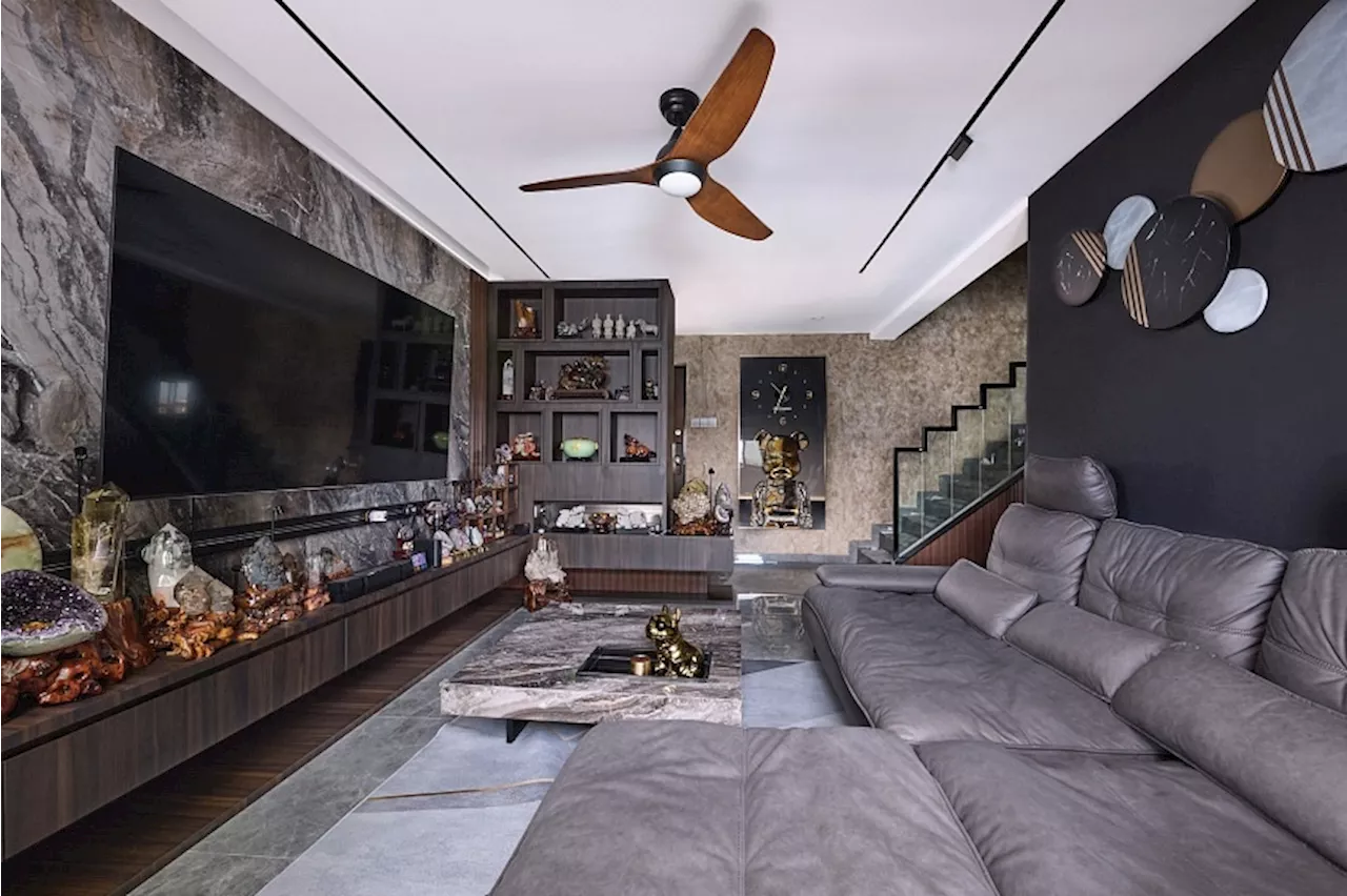 Singaporean bachelor's home is a showcase for his crystal collection