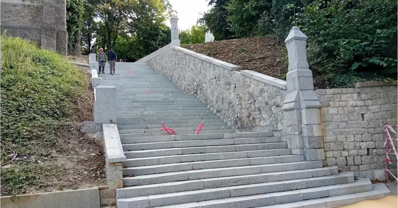 Bonne nouvelle à Verviers : les escaliers de l’église Sainte-Julienne sont enfin rouverts !