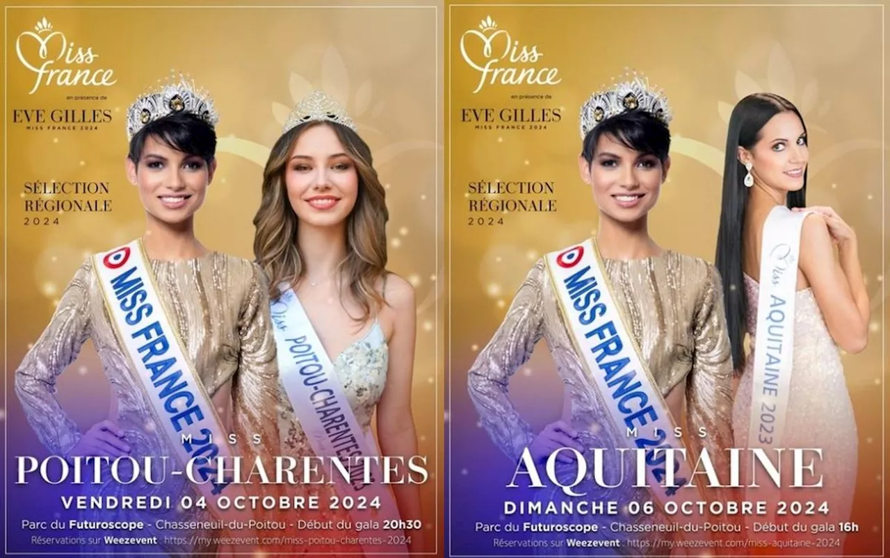 Miss France 2025 : Miss Poitou-Charentes et Miss Aquitaine seront connues ce week-end au Futuroscope