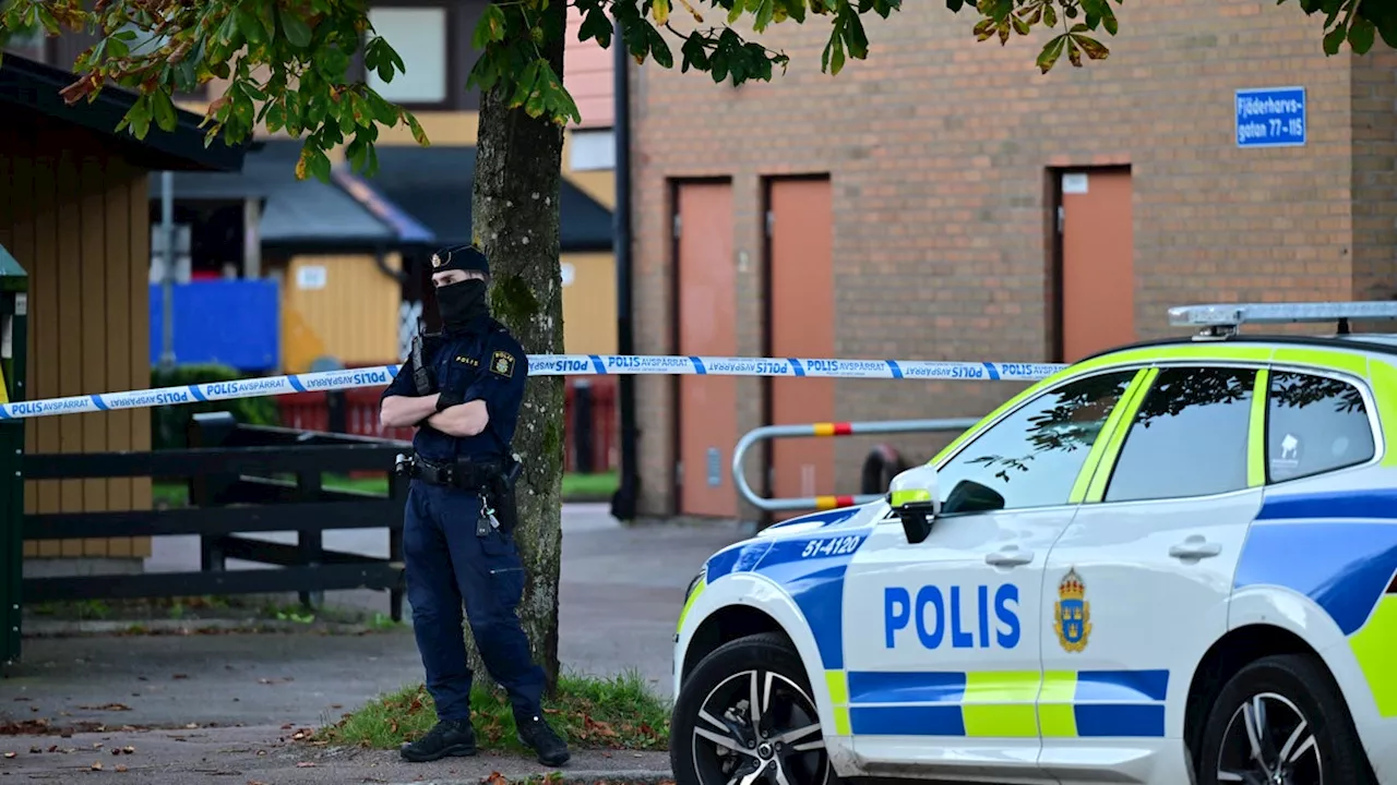 Granatexplosion vid hus i Göteborg – barn i bostaden