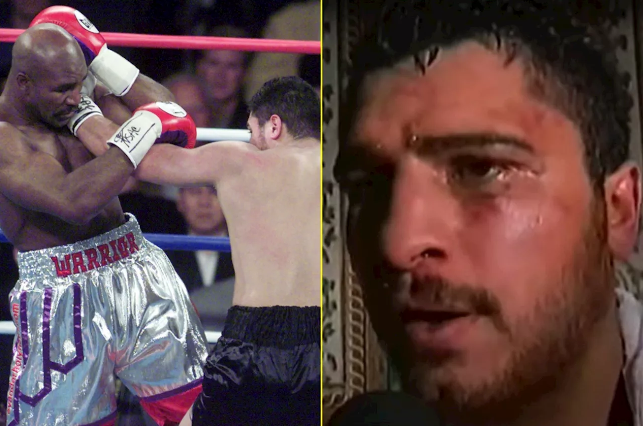 Evander Holyfield’s rival was left furious after controversial ‘robbery’ saw legend shatter historic recor...