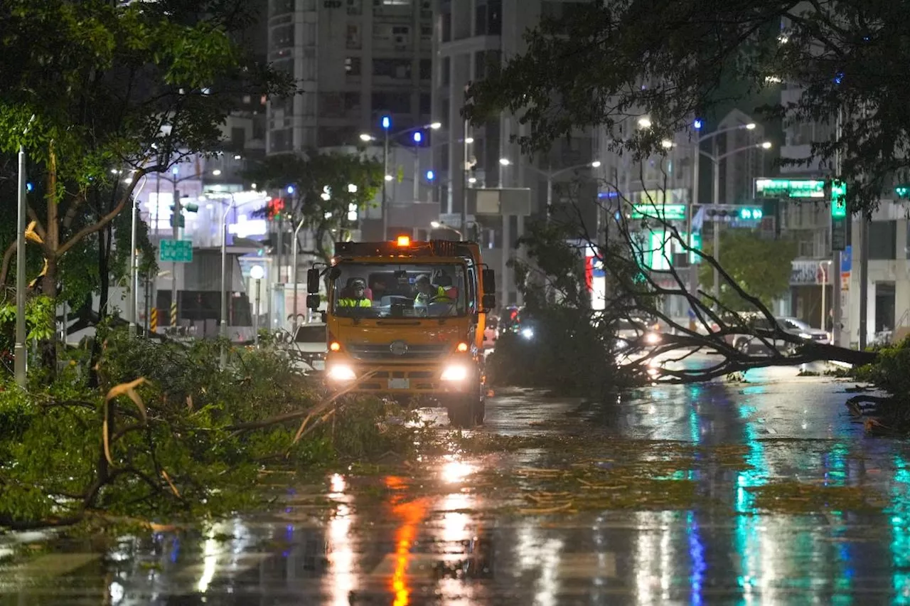 Taiwan cleans up after Typhoon Krathon batters south