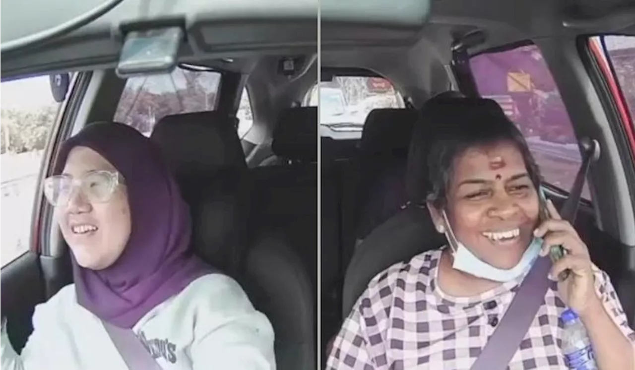 Wholesome Moment Between Elderly Aunty And Young E-Hailing Driver Melts Hearts