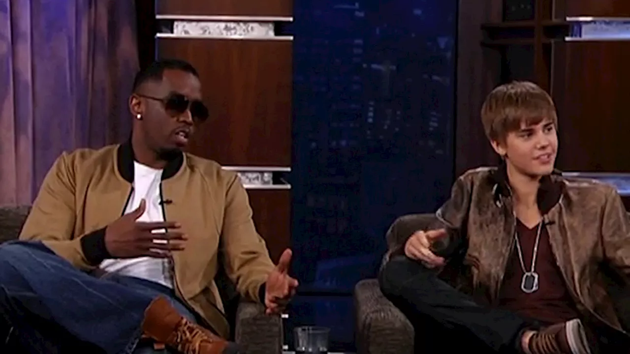 Diddy and Justin Bieber Seen Together in Resurfaced 2011 Video on Jimmy Kimmel