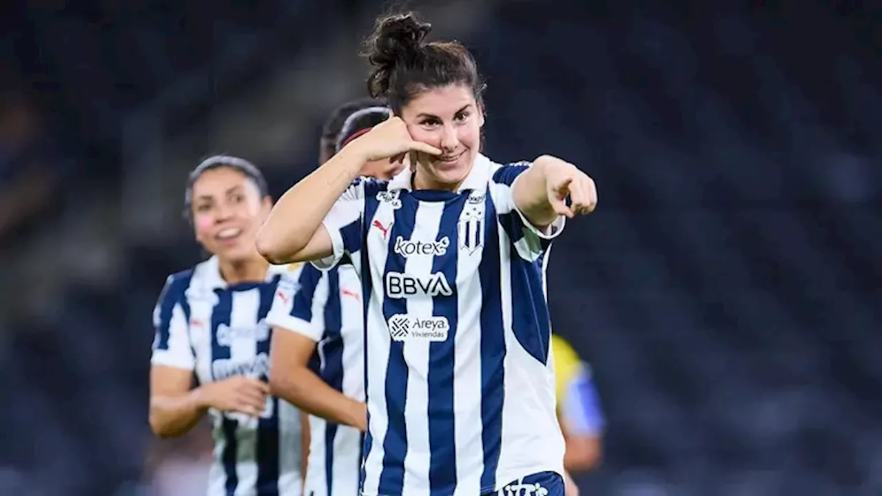 Rayadas golean a Santos y mantienen tercera posición en Liga MX Femenil