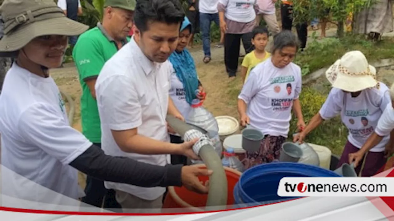 Emil Dardak Dropping Air Bersih untuk Warga Trenggalek