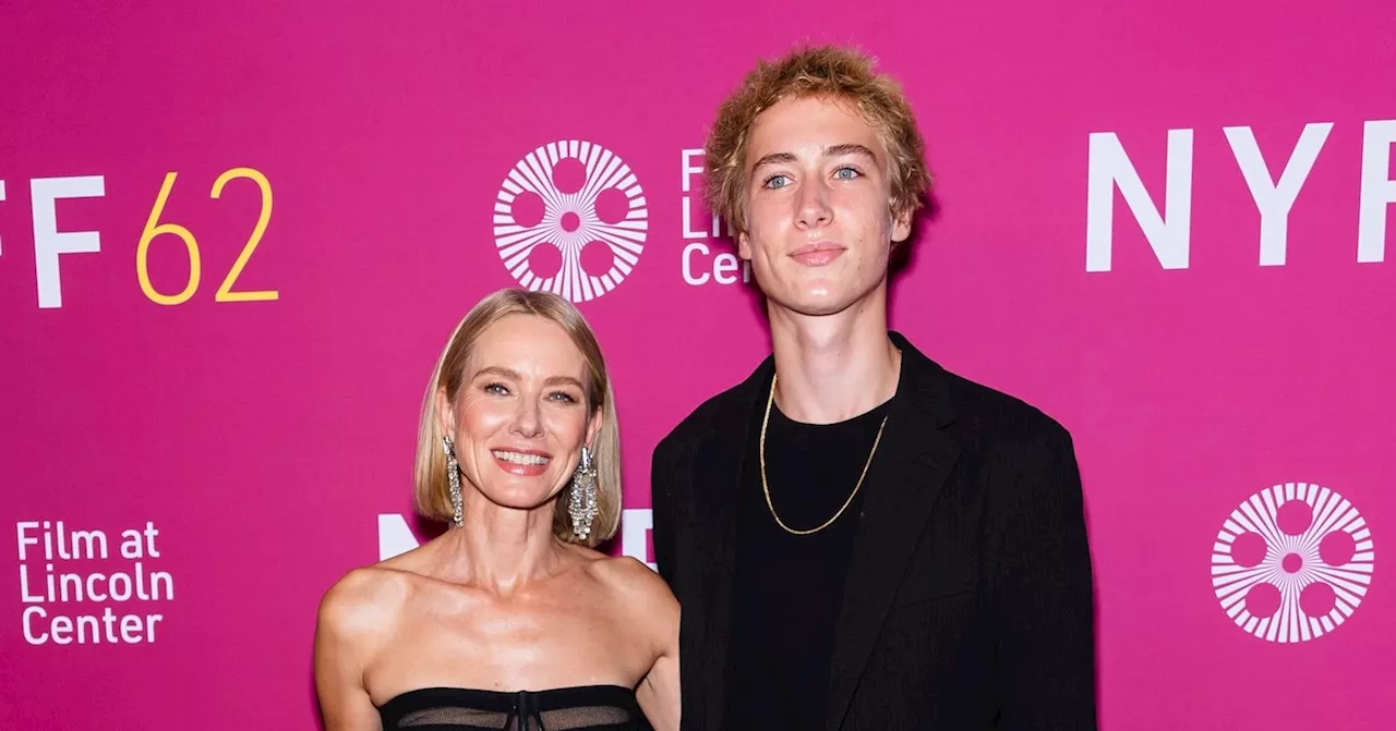 Naomi Watts Coordinates With Son Sasha Schreiber, 17, on Red Carpet