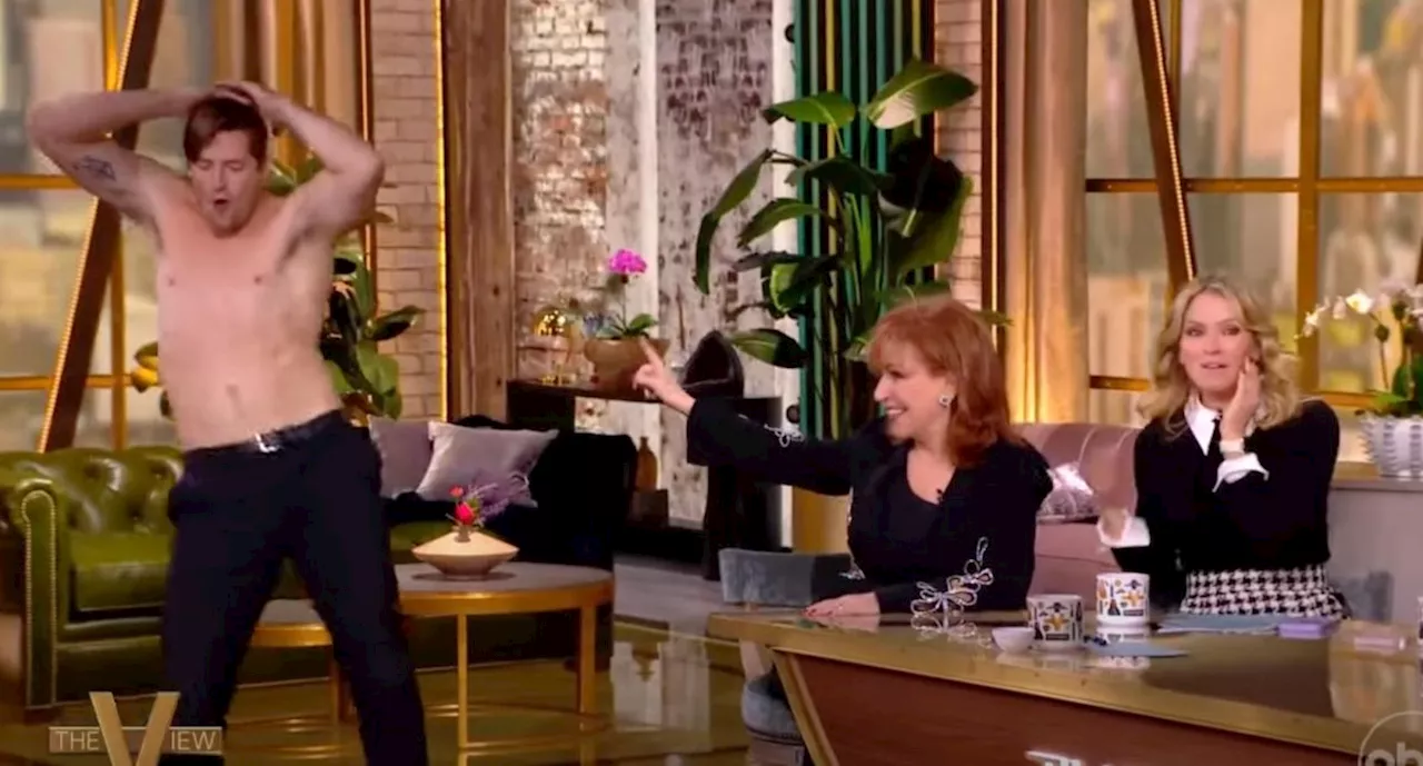 Nathan Lane Brought Joy Behar a Pizza Man Stripper on The View