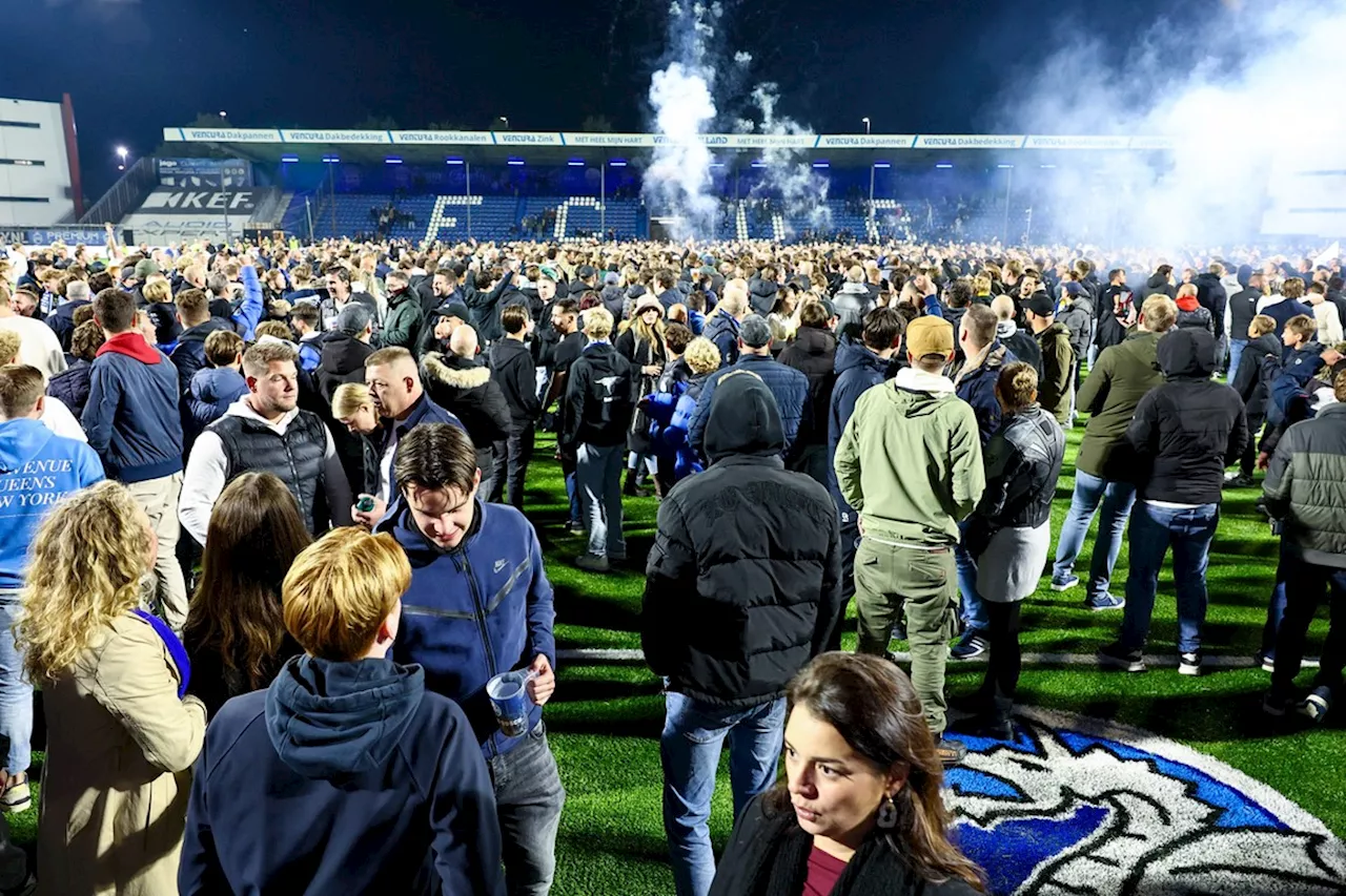 FC Den Bosch-fans ontsnappen aan veldbestorming met bittere nasmaak