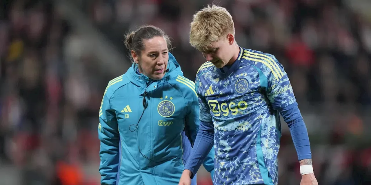 Farioli denkt Ajax-middenvelder '4 tot 6' weken kwijt te zijn na blessure in Praag