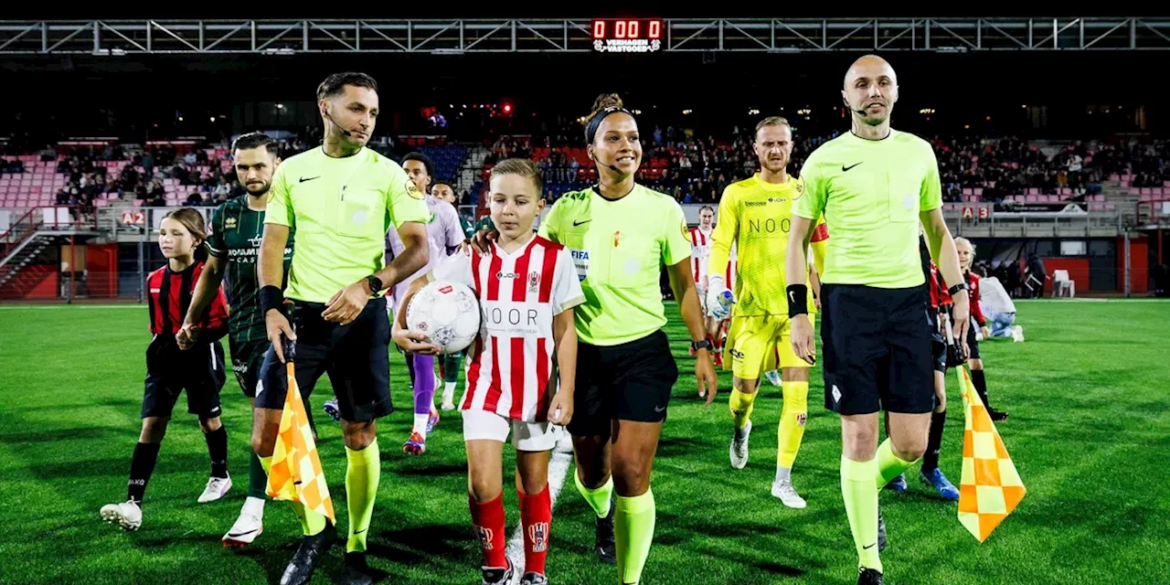 Primeur een feit: Shukrula eerste vrouw in Nederlands betaald mannenvoetbal