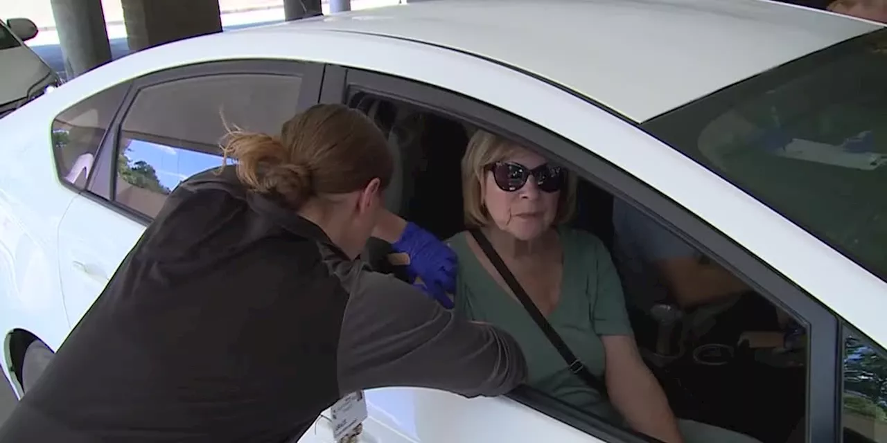 Drive-thru flu clinic in Houston County