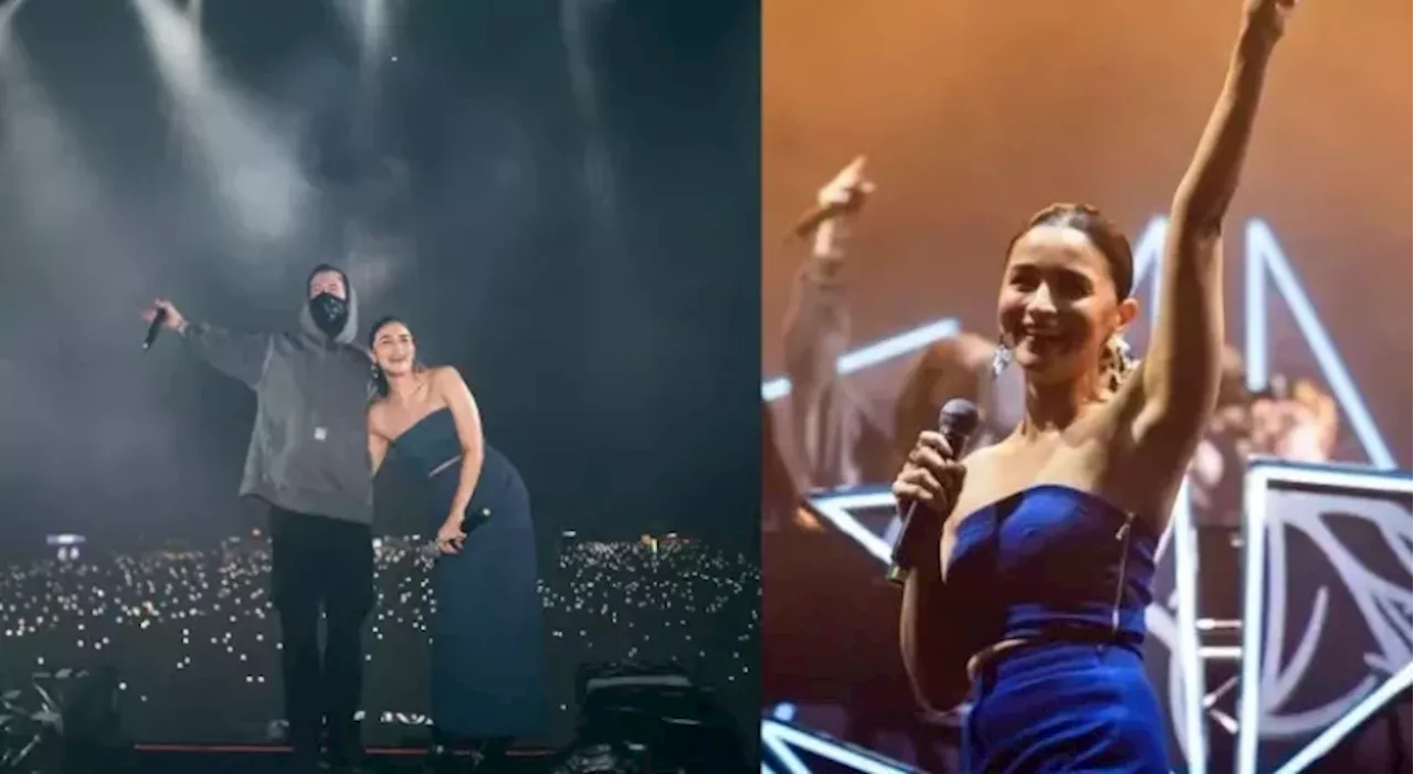 Alia Bhatt makes special appearance at DJ Alan Walker's concert in Bengaluru