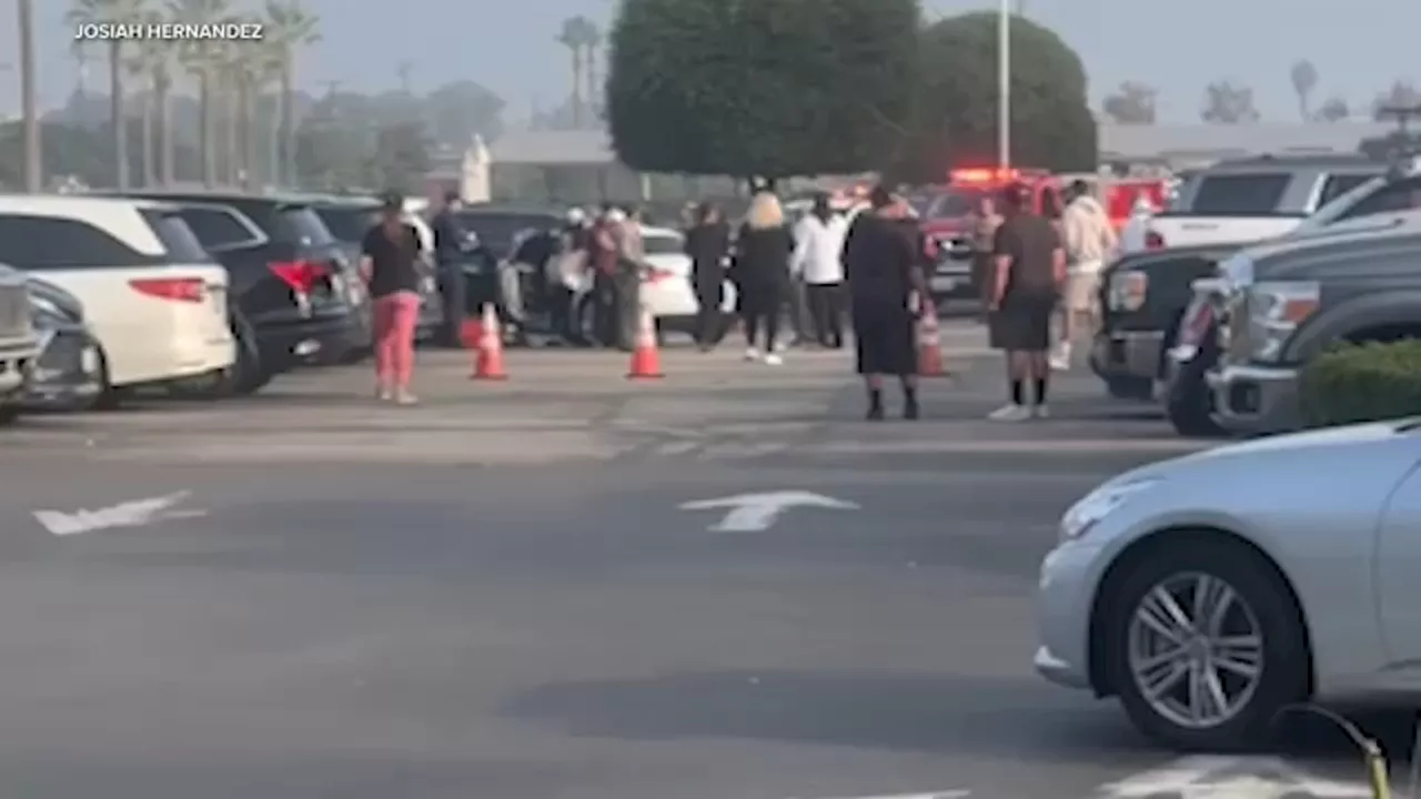 Man killed in parking lot shooting outside St. John Bosco High School in Bellflower