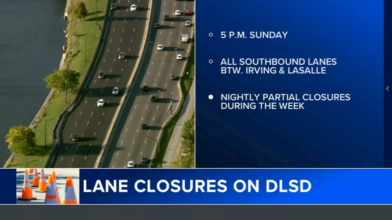 Southbound DuSable Lake Shore Drive closures planned for resurfacing on North Side