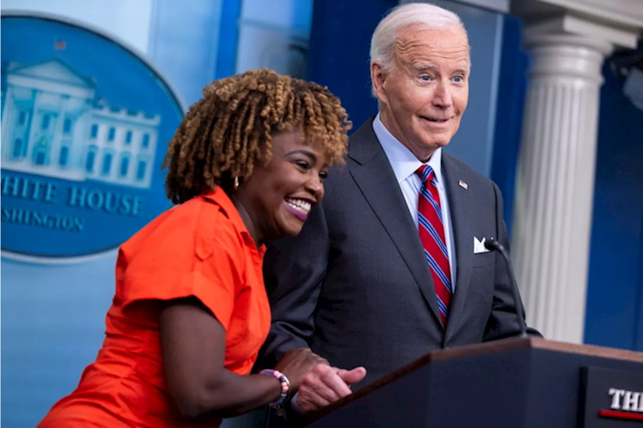 Usa2024:Biden,con la portavoce della Casa Bianca Jean-Pierre