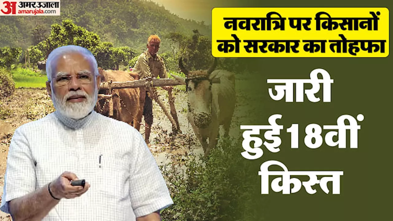 PM Kisan Yojana: नवरात्रि के अवसर पर सरकार ने दिया किसानों को तोहफा, जारी हुई 18वीं किस्त