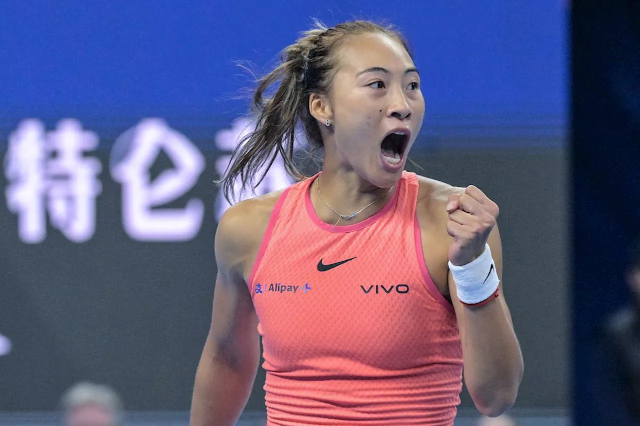 Zheng melaju ke semifinal WTA 1000 pertamanya di Beijing